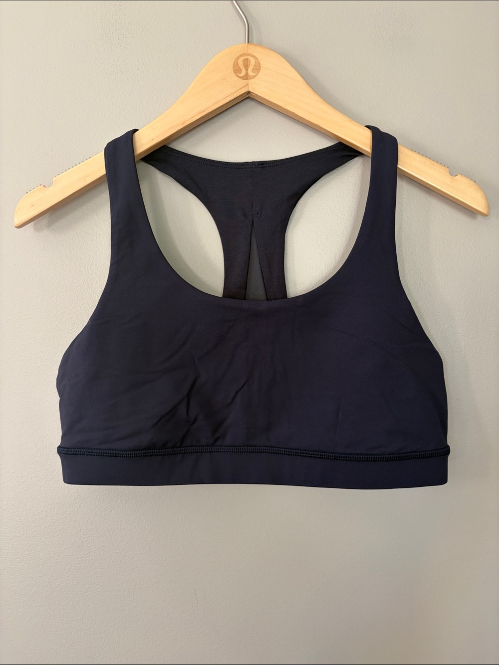 Lululemon Invigorate Bra True Navy Blue Size 10 Athletic Sports Workout Gym